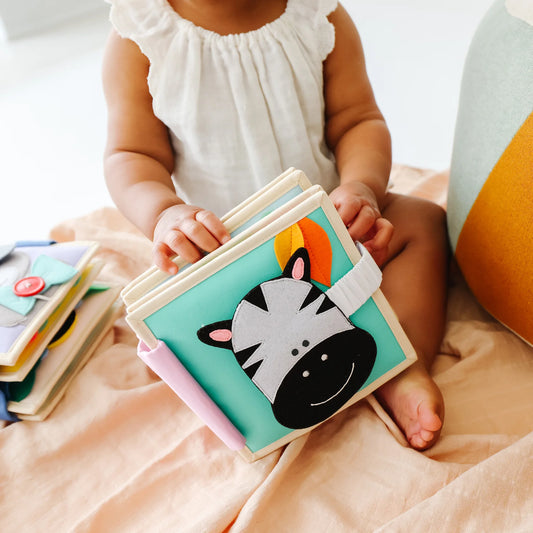 Libro Interactivo de Tela - Zebra