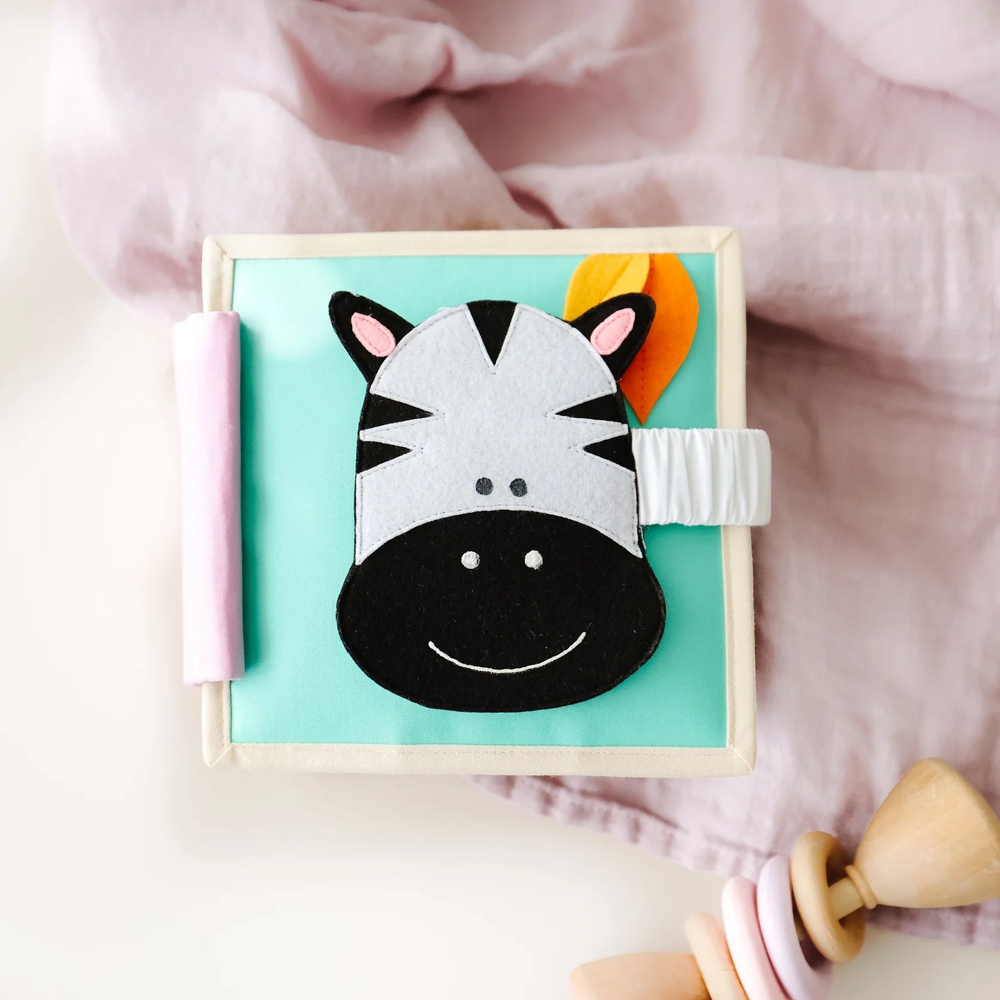 Libro Interactivo de Tela - Zebra