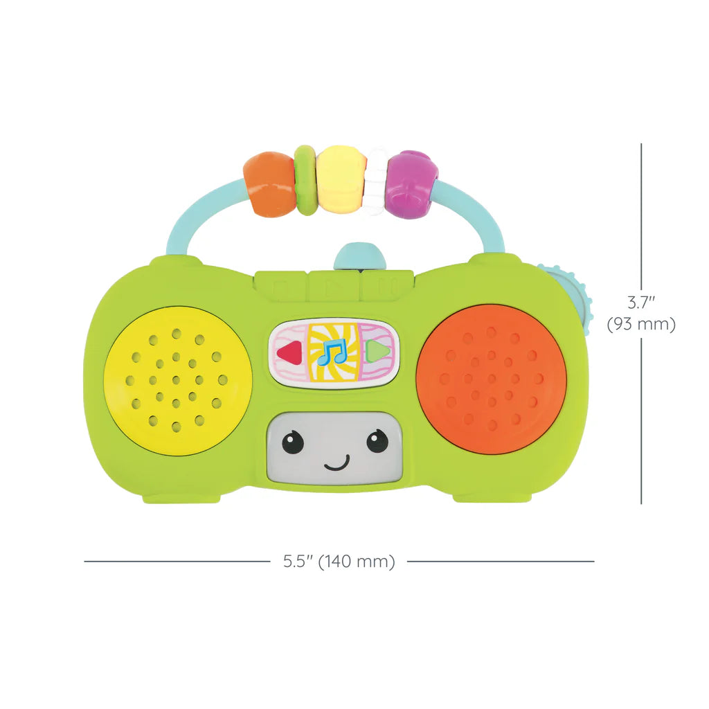 Music & Light Pretend Mini Boombox - Boombox con Luces y Musica