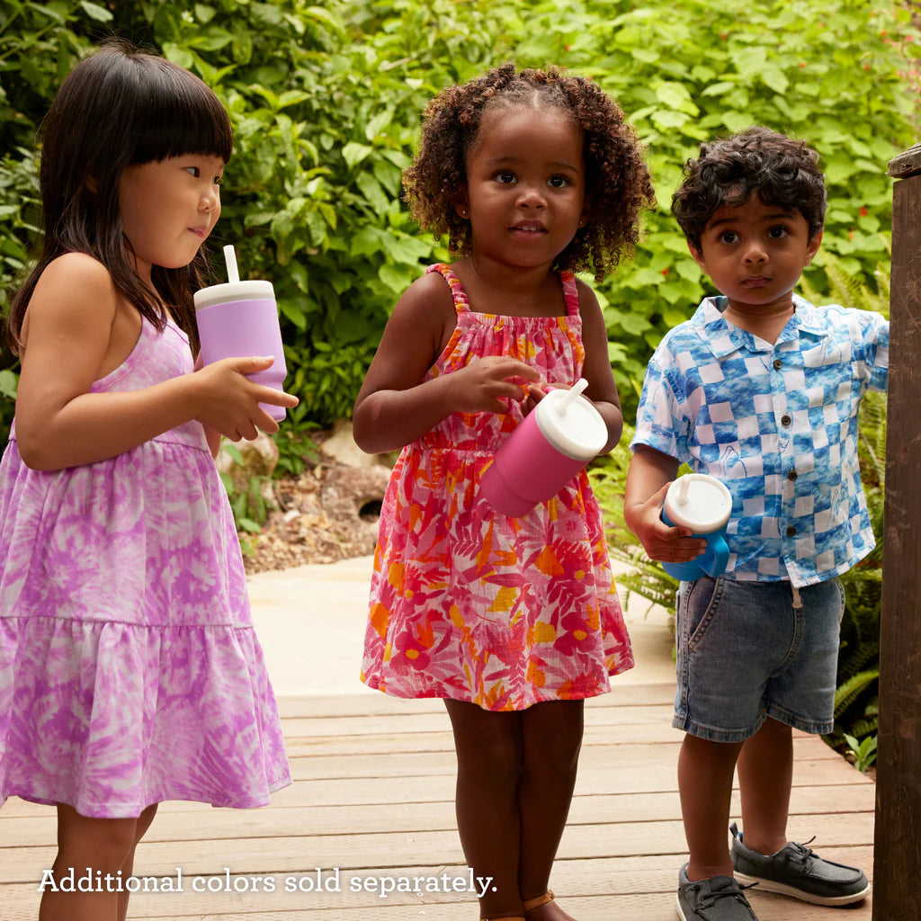 Mi Primer Vaso Tumbler 9oz Silicona - Azul Oceano