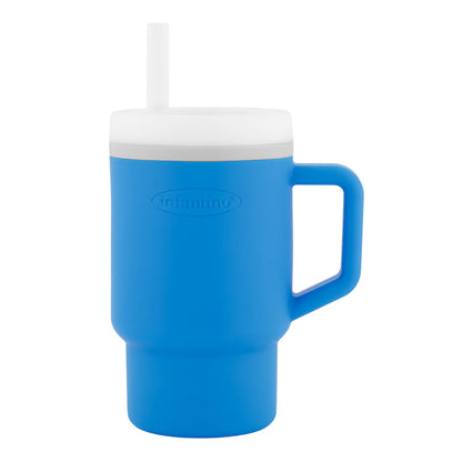 Mi Primer Vaso Tumbler 9oz Silicona - Azul Oceano