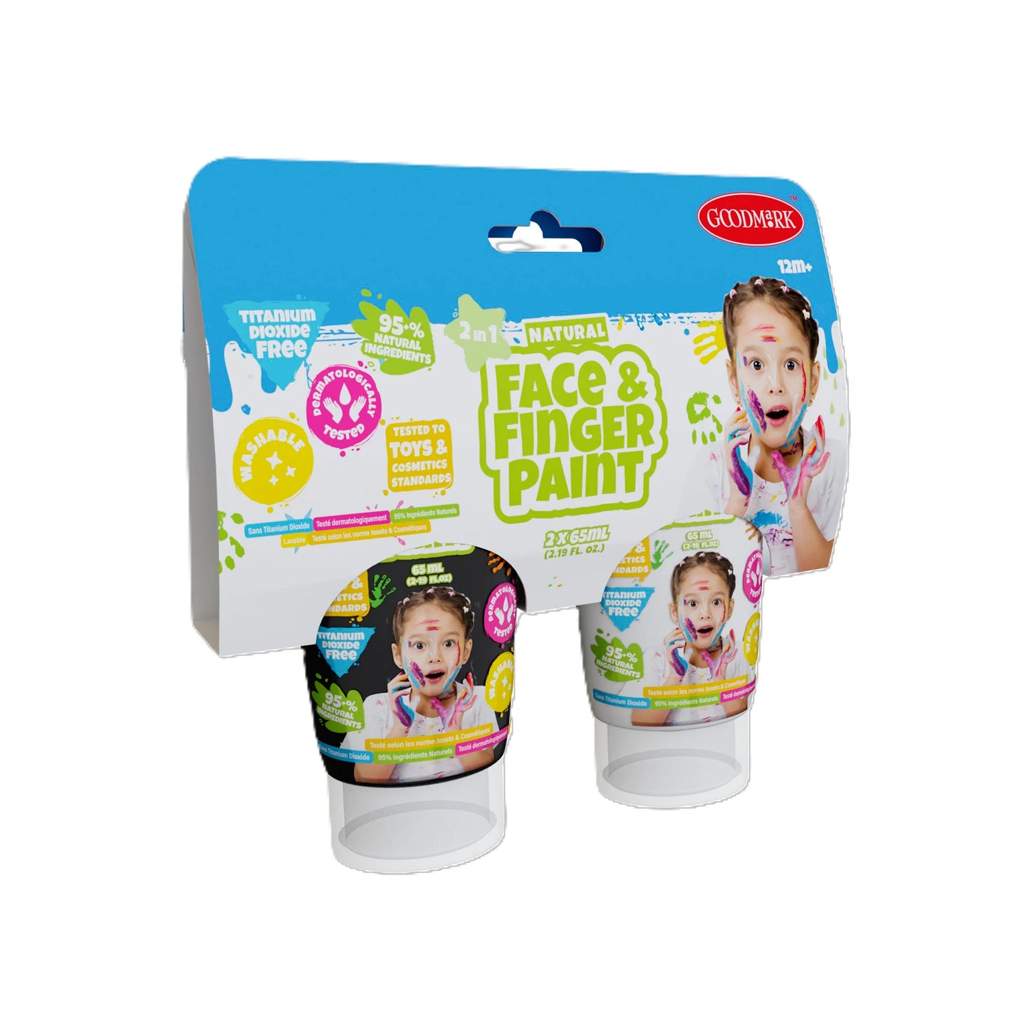 Natural Face & Finger Paint - 2.3oz - 2 Pack - Disp. Aprox. 13 de mayo 2026