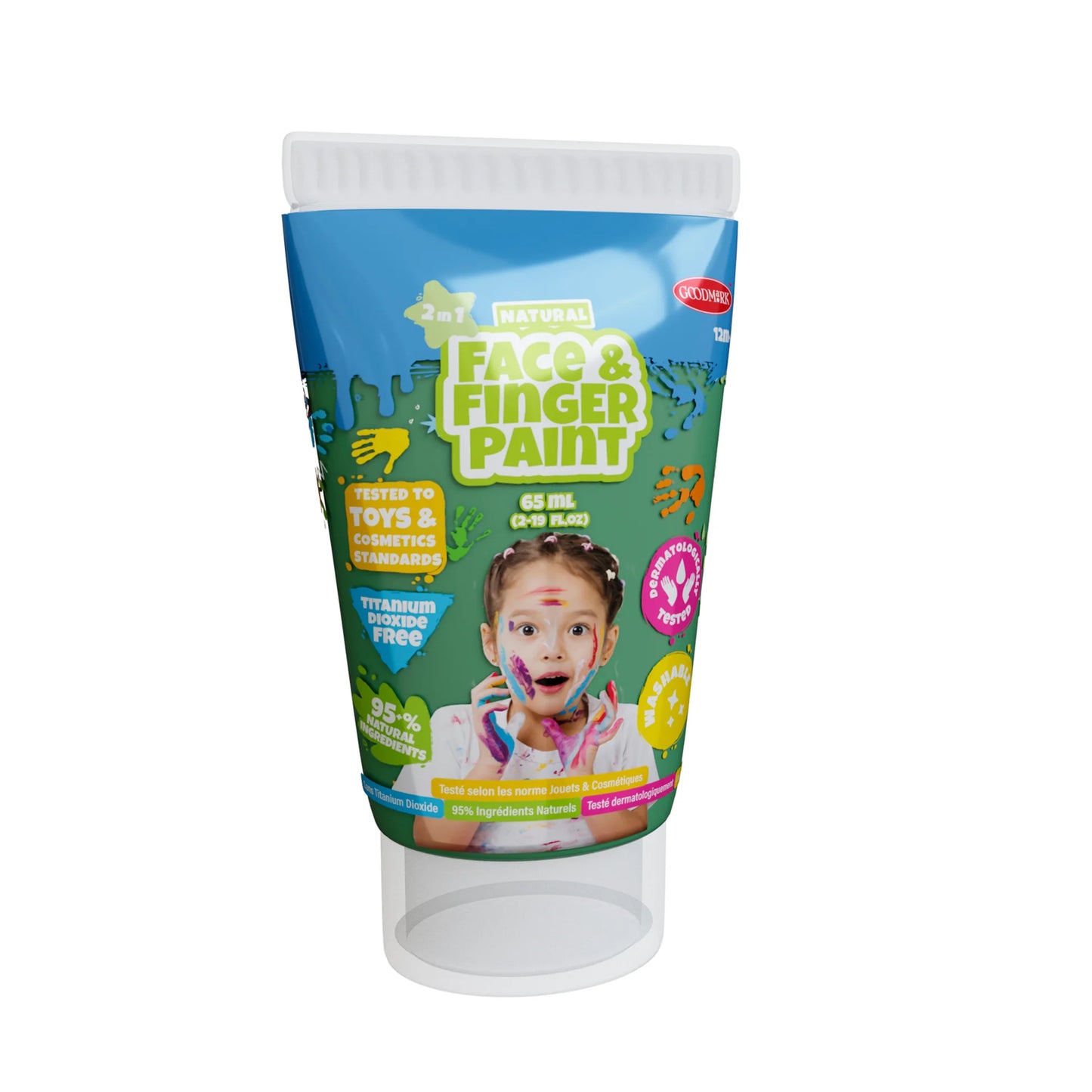 Natural Face & Finger Paint - 2.3oz - 2 Pack - Disp. Aprox. 13 de mayo 2026
