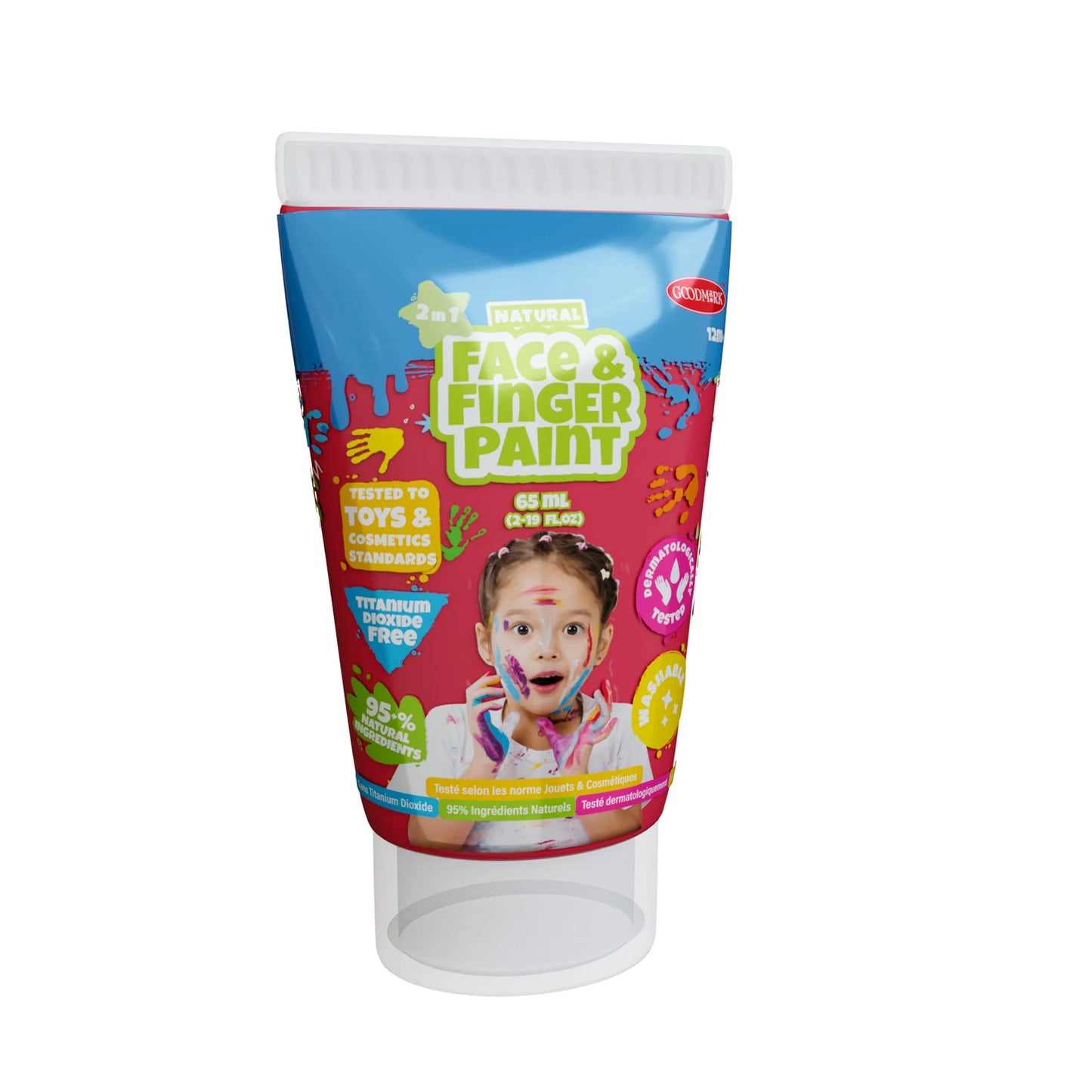 Natural Face & Finger Paint - 2.3oz - 2 Pack - Disp. Aprox. 13 de mayo 2026