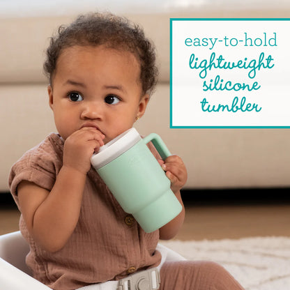 Mi Primer Vaso Tumbler 9oz Silicona - Cool Mint Verde Menta