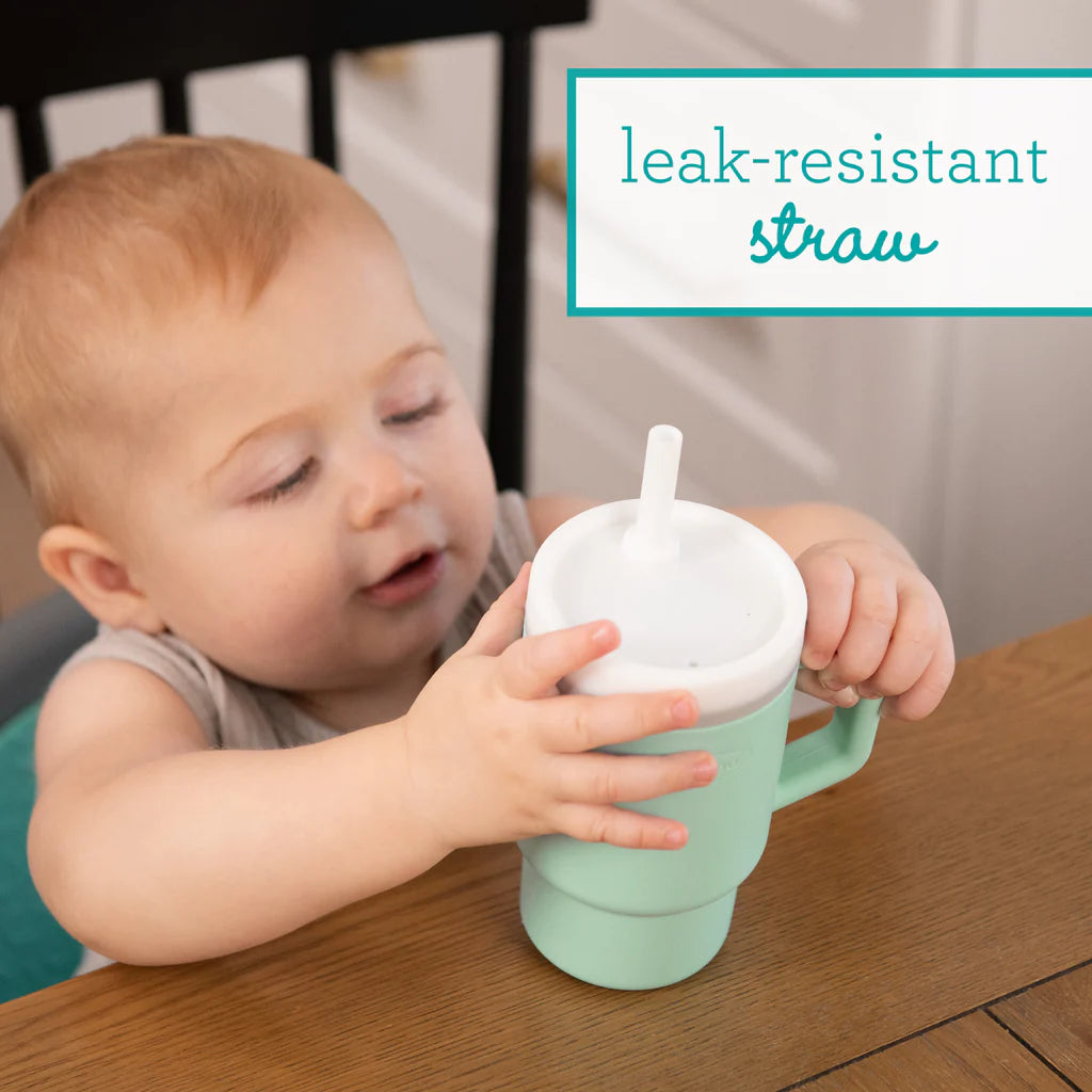 Mi Primer Vaso Tumbler 9oz Silicona - Cool Mint Verde Menta