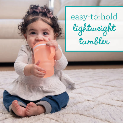 Mi Primer Vaso Tumbler 10oz - Cherry Blossom Naranja