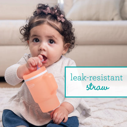 Mi Primer Vaso Tumbler 10oz - Cherry Blossom Naranja