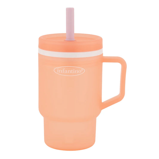 Mi Primer Vaso Tumbler 10oz - Cherry Blossom Naranja