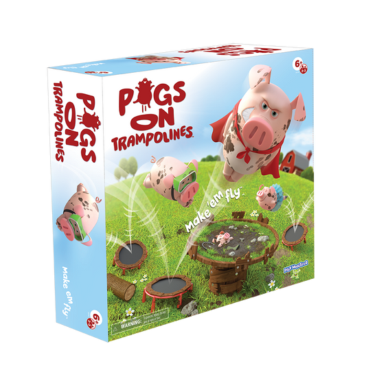 Pigs on Trampolines - Cerditos en Trampolines