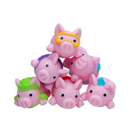 Pigs on Trampolines - Cerditos en Trampolines