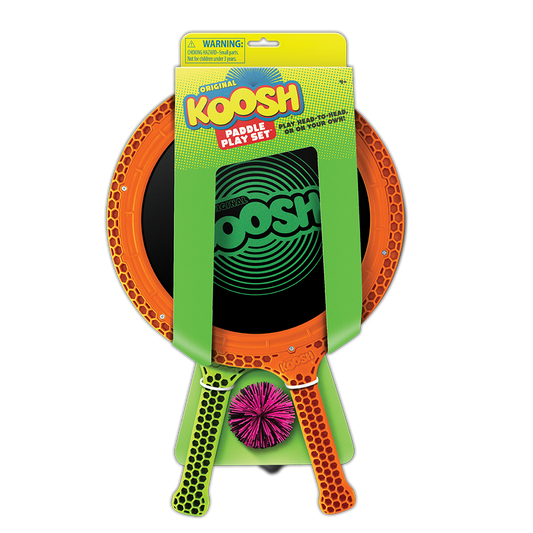Koosh Double Paddle Set Neon - Set de 2 Raquetas