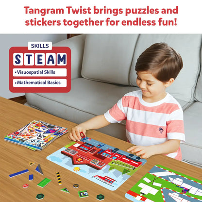 Tangram Twist de Transportes y Vehiculos