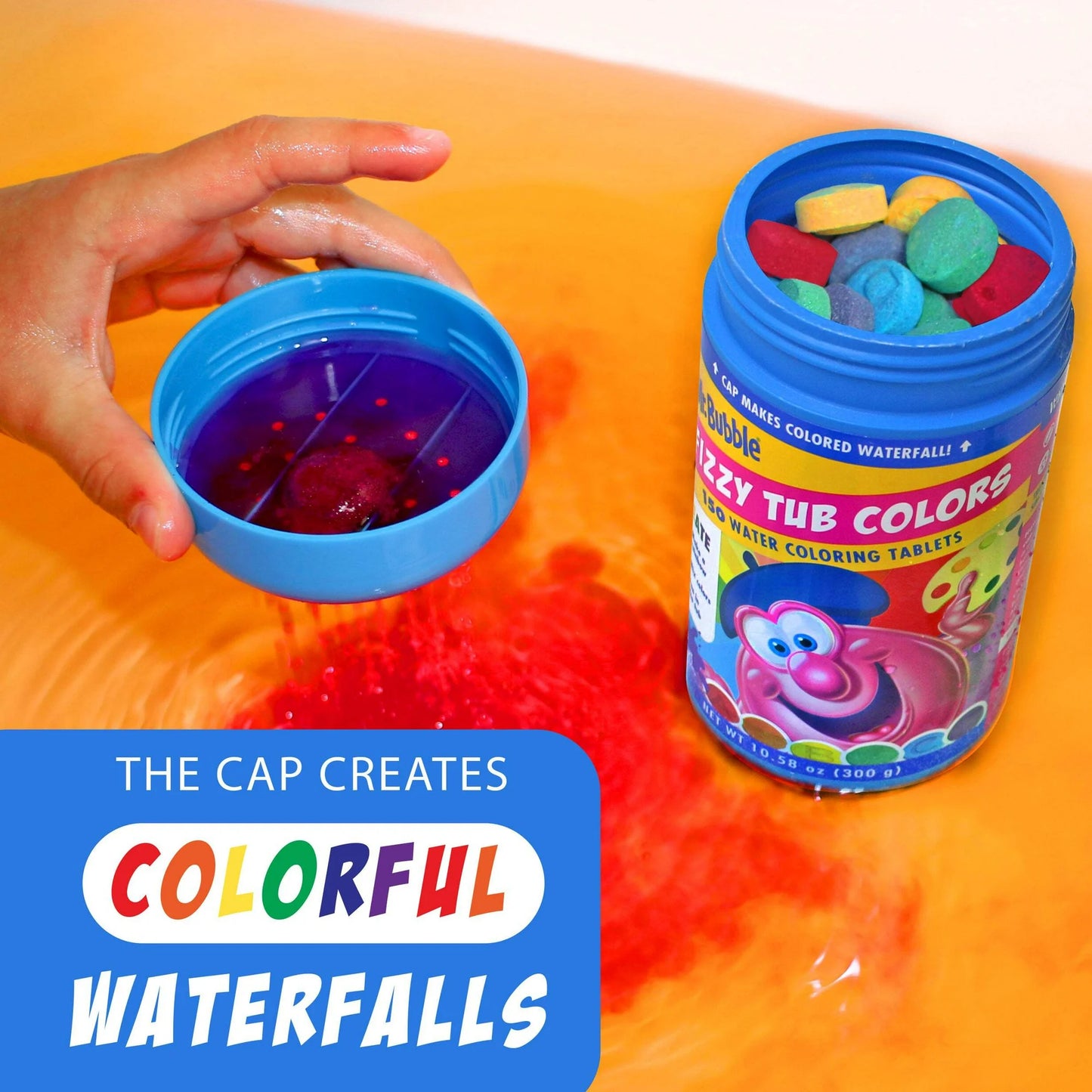 Mr. Bubble Fizzy Tub Colors - 150 Pastillas de Colores