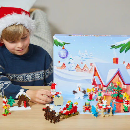 Calendario de Adviento de Rompecabezas Plus Plus - Woodland Christmas