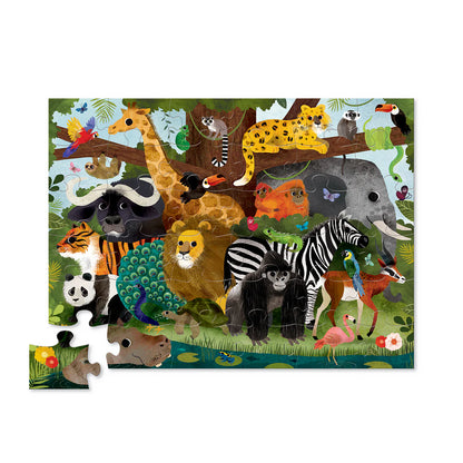 36-pc Floor Puzzle - Jungle Friends