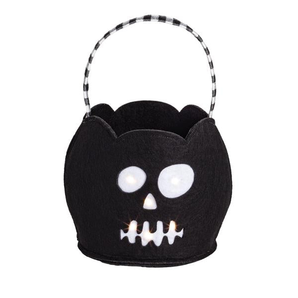 Canasta para Trick or Treat con Luces