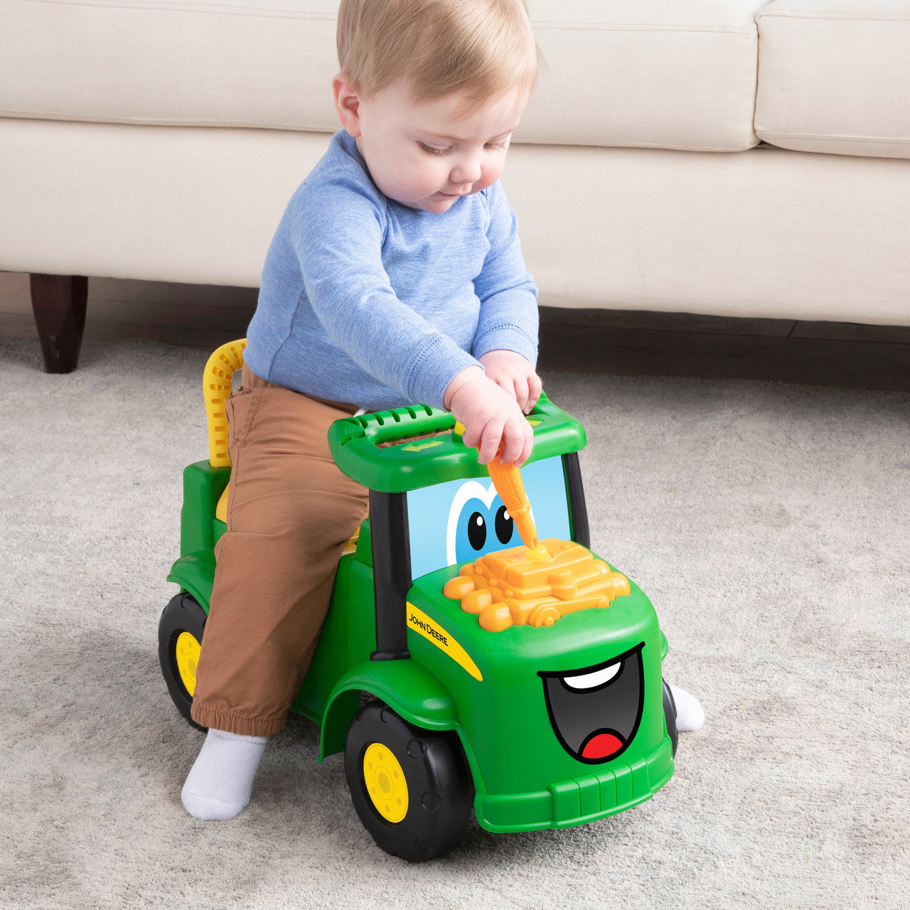 Johnny Tractor Foot to Floor Ride-On - Tractor de Montar