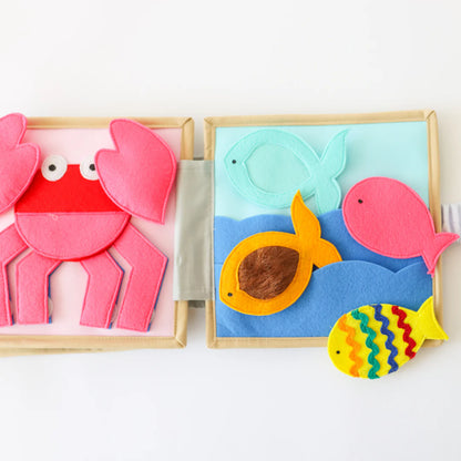 Libro Interactivo de Tela - Zebra