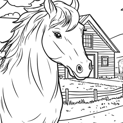 Farm Friends XXL Coloring Book - Libro de Pintar XXL Animales Granja