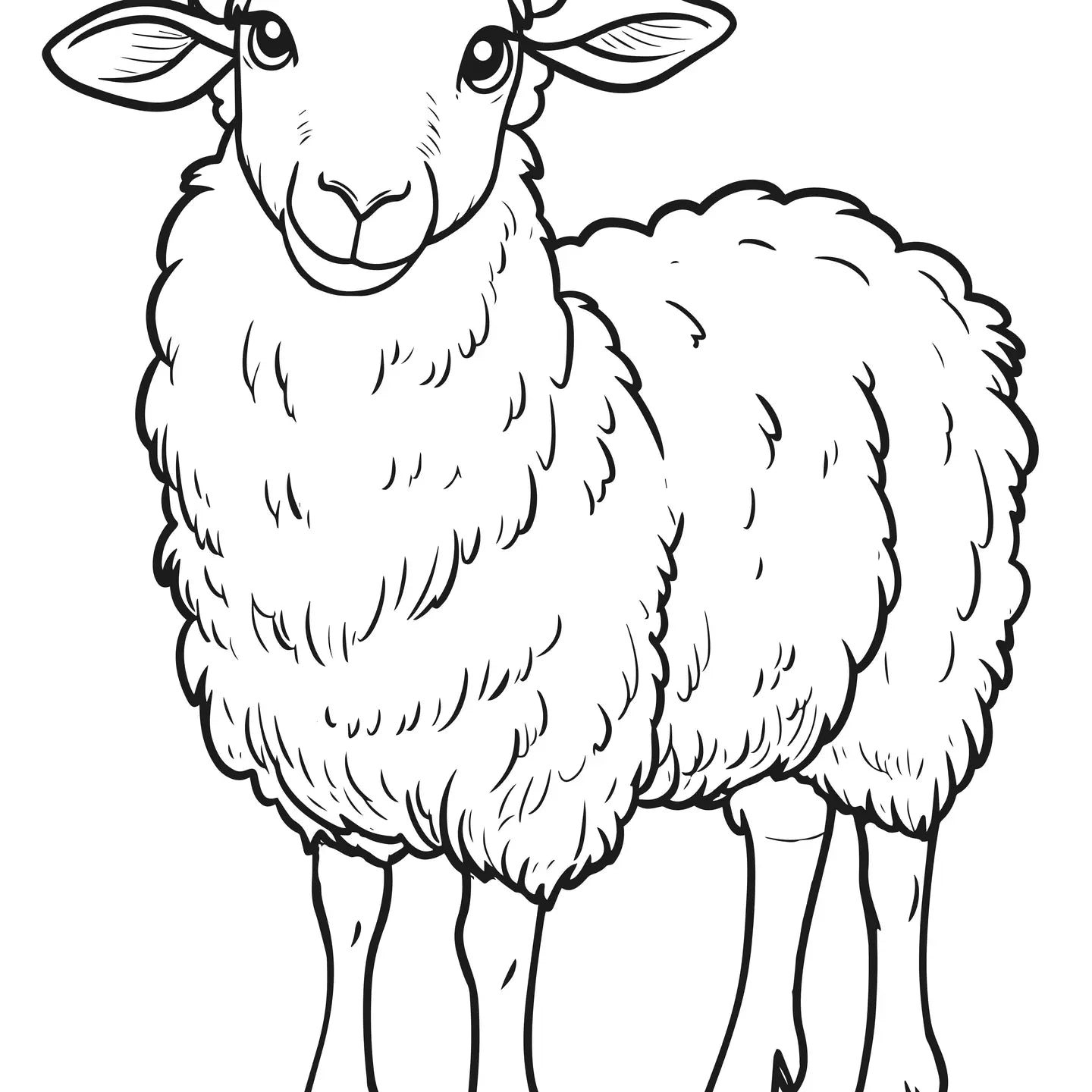 Farm Friends XXL Coloring Book - Libro de Pintar XXL Animales Granja