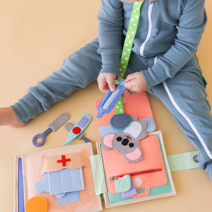Libro Interactivo de Tela - Medic / Doctor