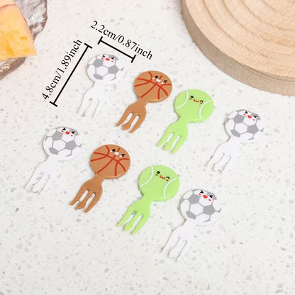 Pinchos decorativos con temática deportiva