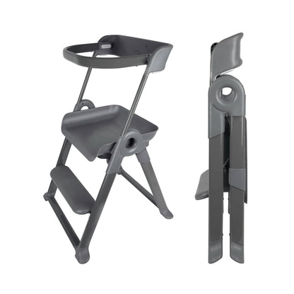 Pivot Toddler Tower Gray - Torre de Aprendizaje y silla de comer