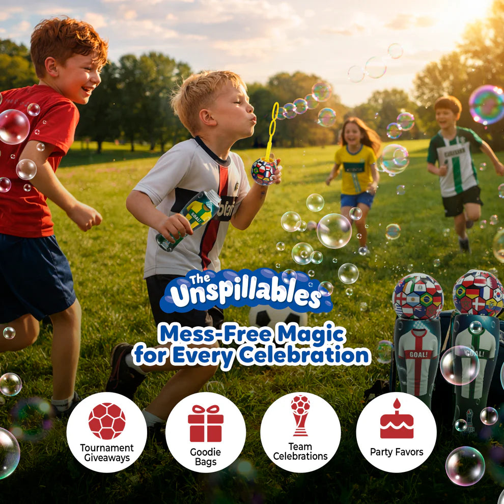 The Unspillables Soccer Bubbles - Burbujas de Soccer que no se Riegan - Disp. Aprox. 11 de Mayo 2026