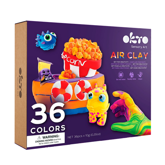 Air Clay Set for Creativity - 36 Colors
