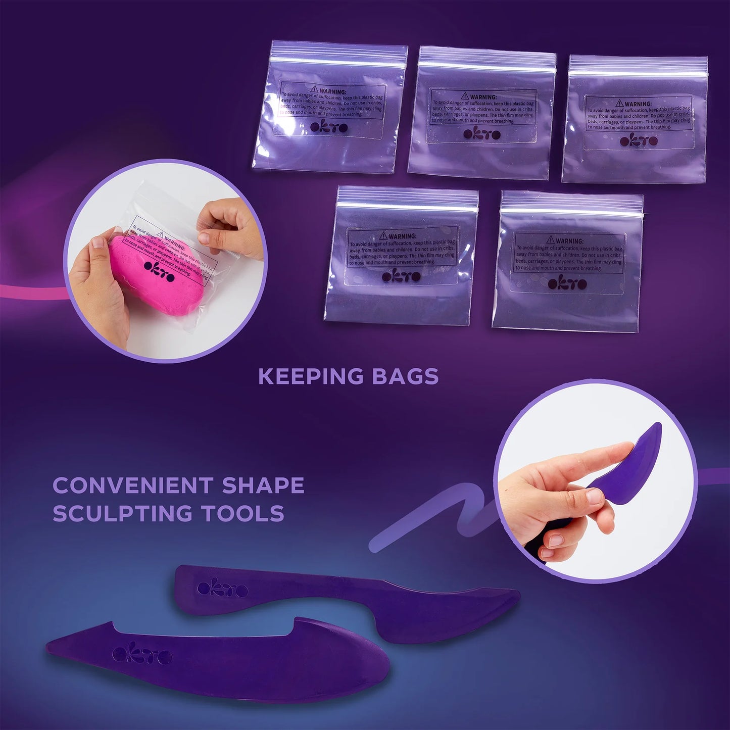 Air Clay Set for Creativity - 36 Colors