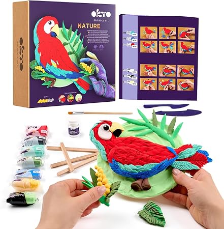 Kit de Arte 3D - Guacamayo