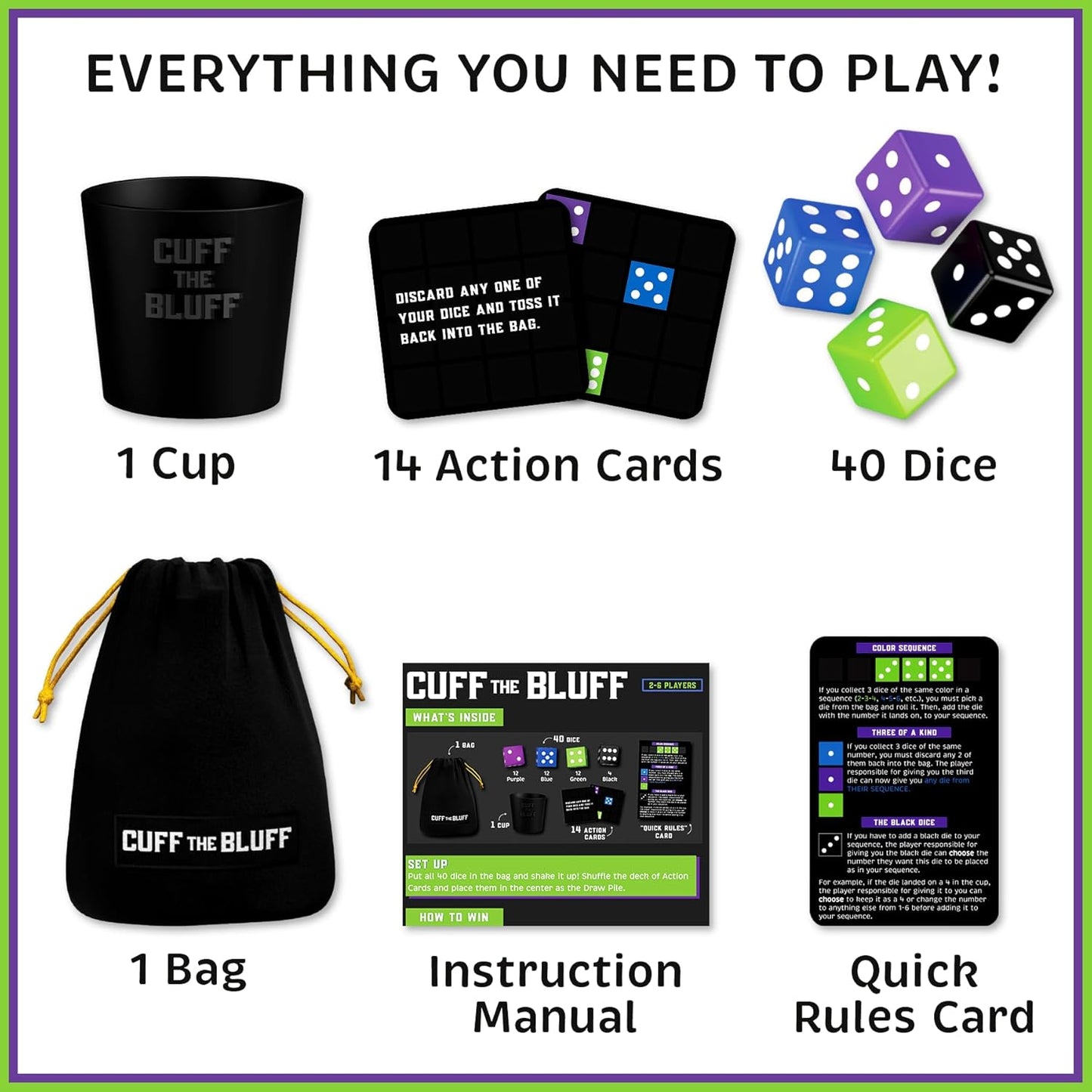 Cuff the Bluff - Juego de Mesa Tipo Dúdalo