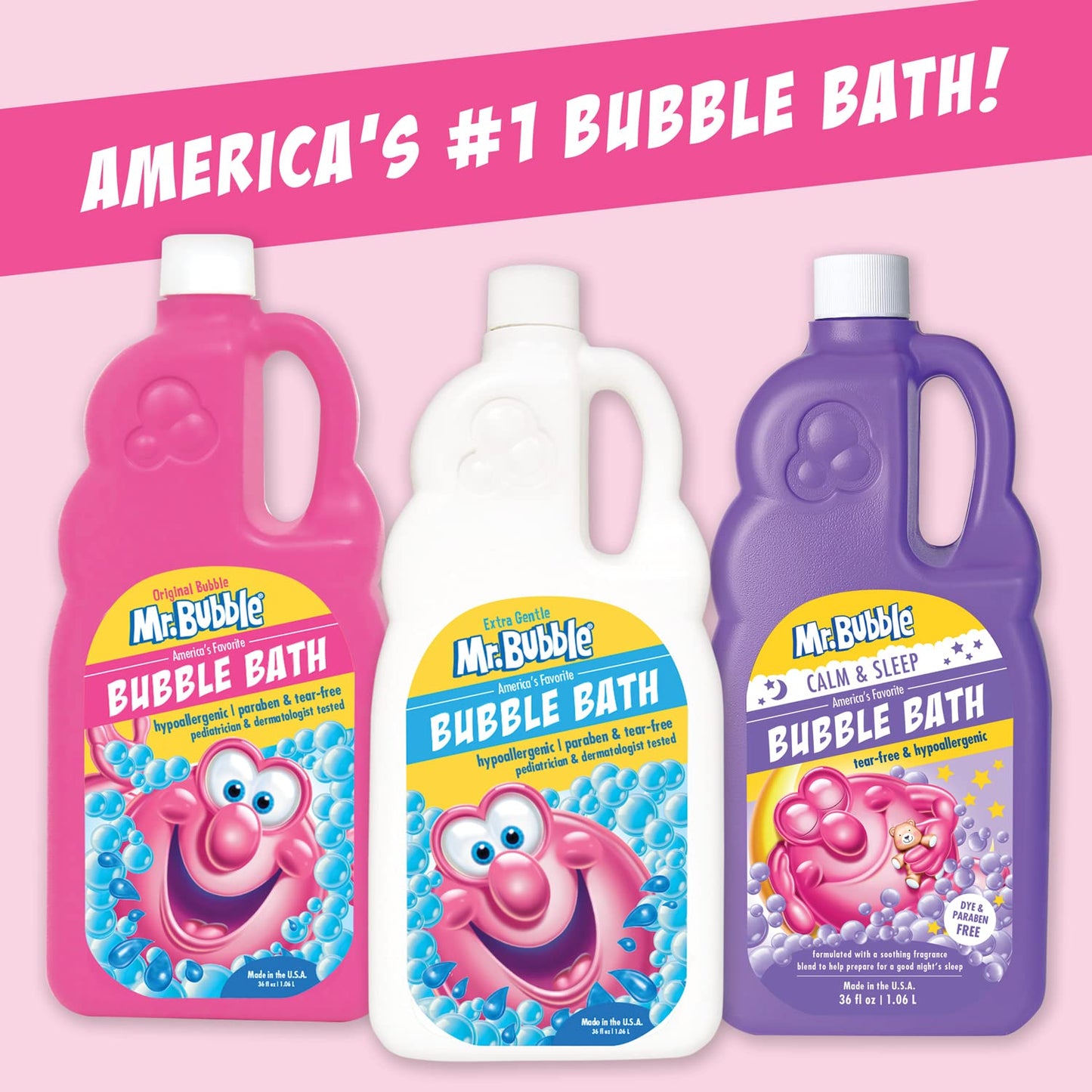 Mr Bubble - Baño de Burbujas Clasico Olor Chicle 16 oz