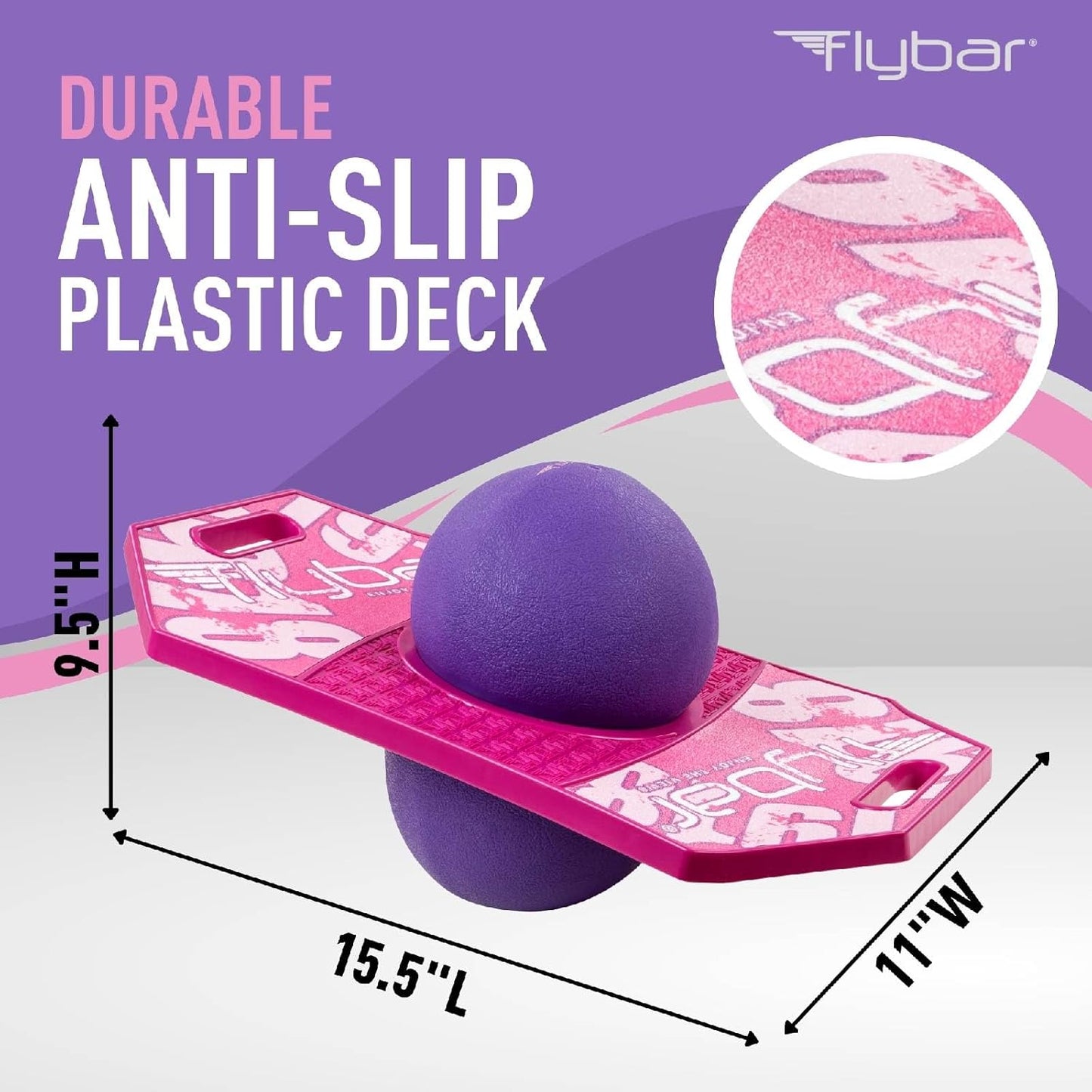 Pogo Trick Board - Pink Berry