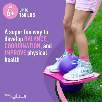 Pogo Trick Board - Pink Berry