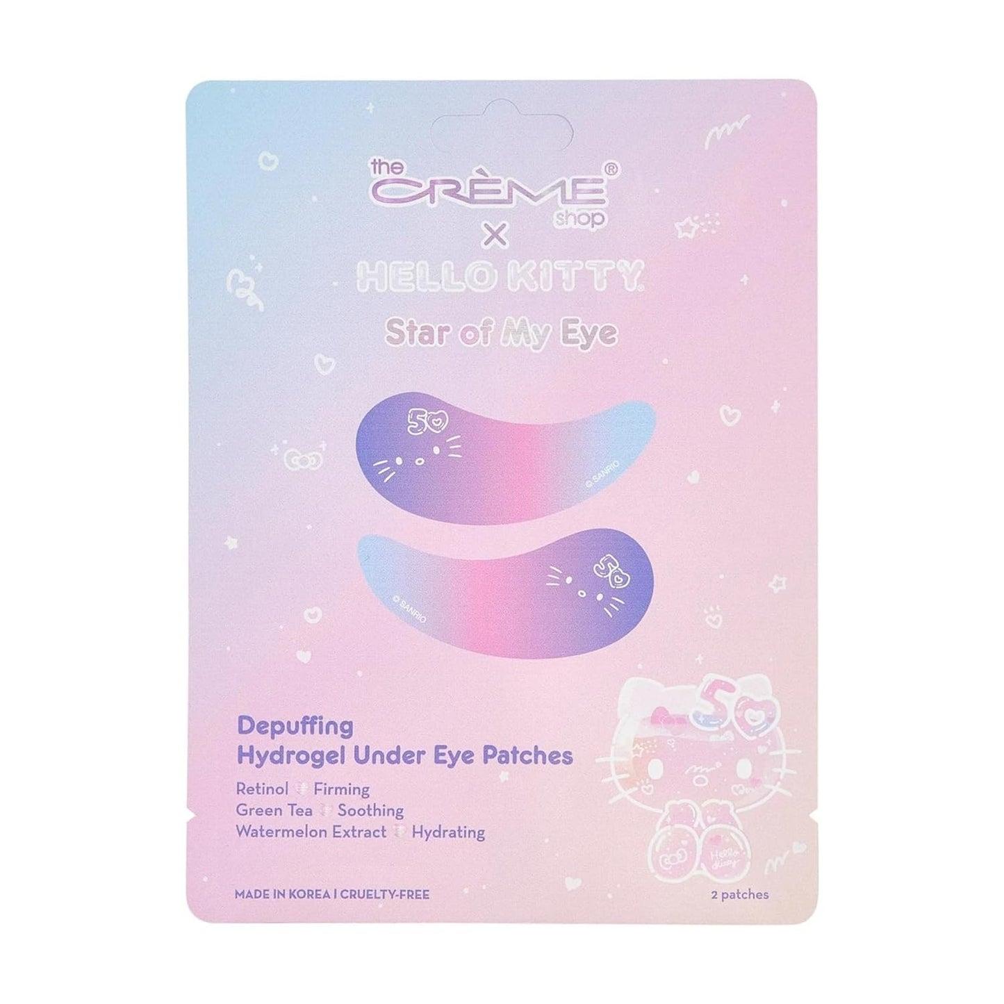 Patches Hello Kitty Abajo de los Ojos Sets de 3