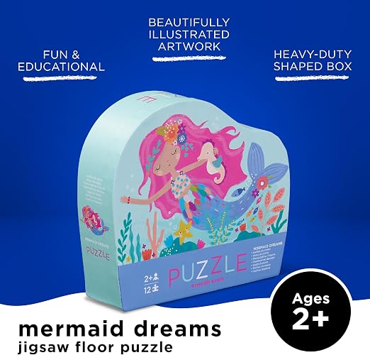 Mini Puzzle Mermaid Dreams - 12 Piezas