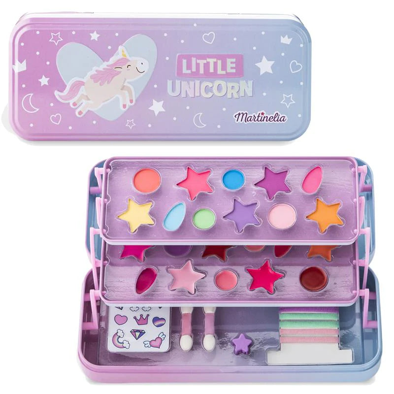 Martinelia Little Unicorn Makeup Tin Case - Set de Maquillaje de Unicornio