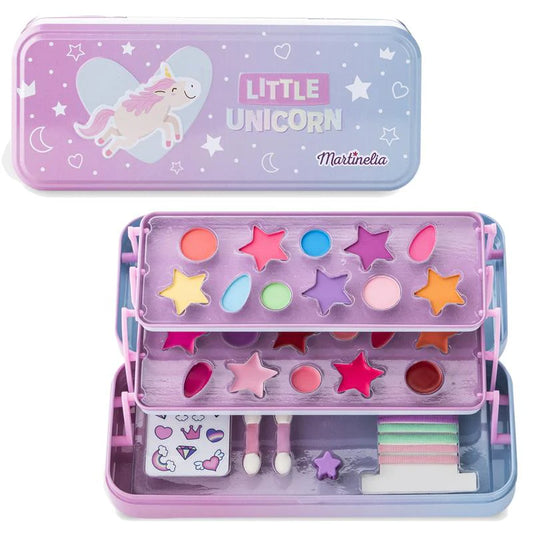 Martinelia Little Unicorn Makeup Tin Case - Set de Maquillaje de Unicornio