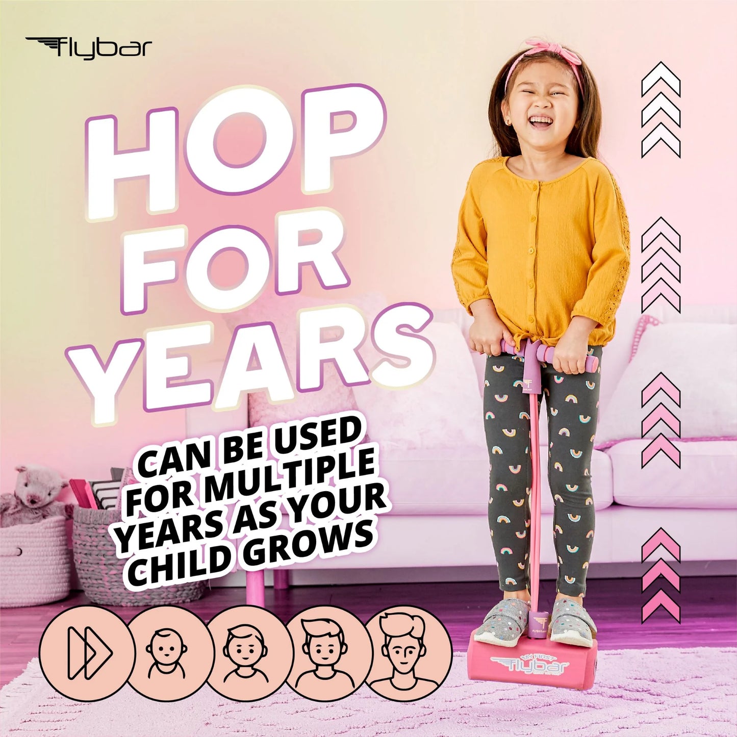 My First Pogo Jumper - Rosado y Morado