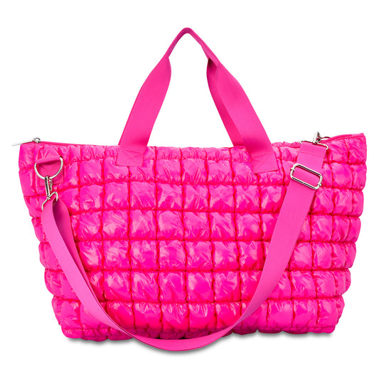 Maleta Overnight Puffy - Fuchsia
