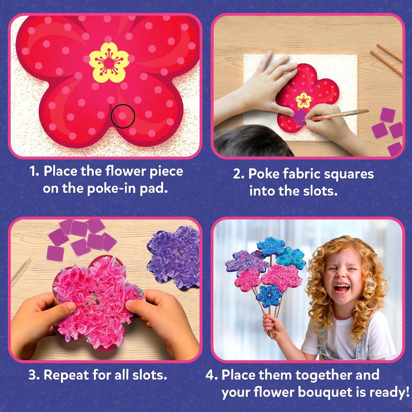Poke In Art - Flower Bouquet - Haz tu Bouquet de Flores