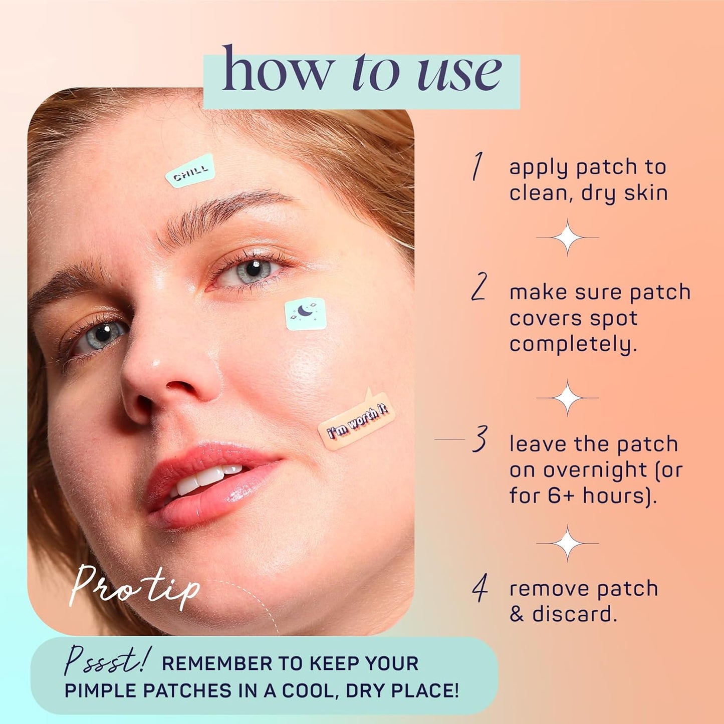 Pimple Patches Palabras Cool