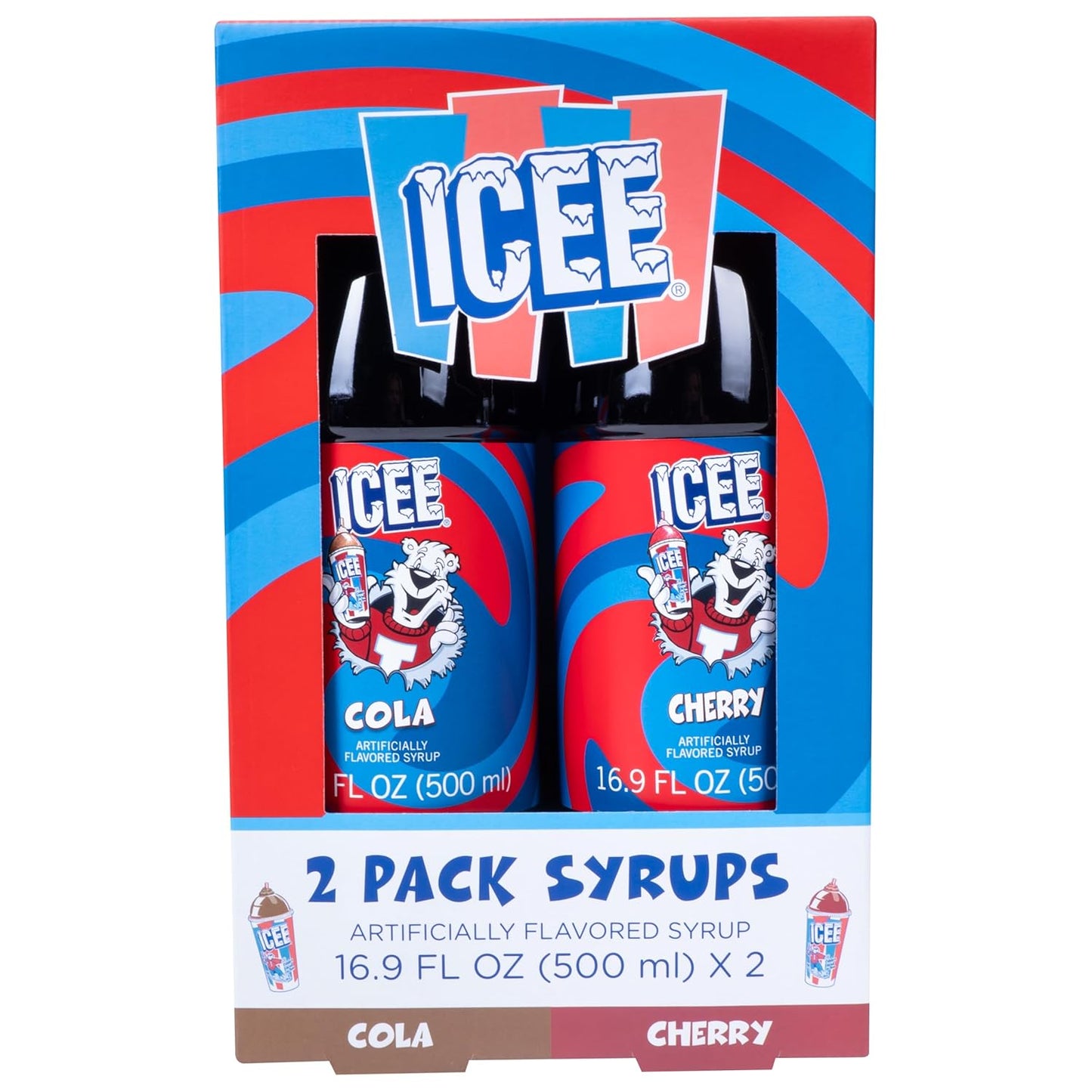 Paquete de 2 Sabores de ICEE - Cola y Cherry