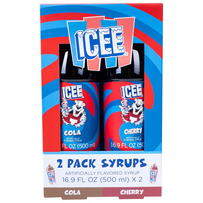 Paquete de 2 Sabores de ICEE - Cola y Cherry