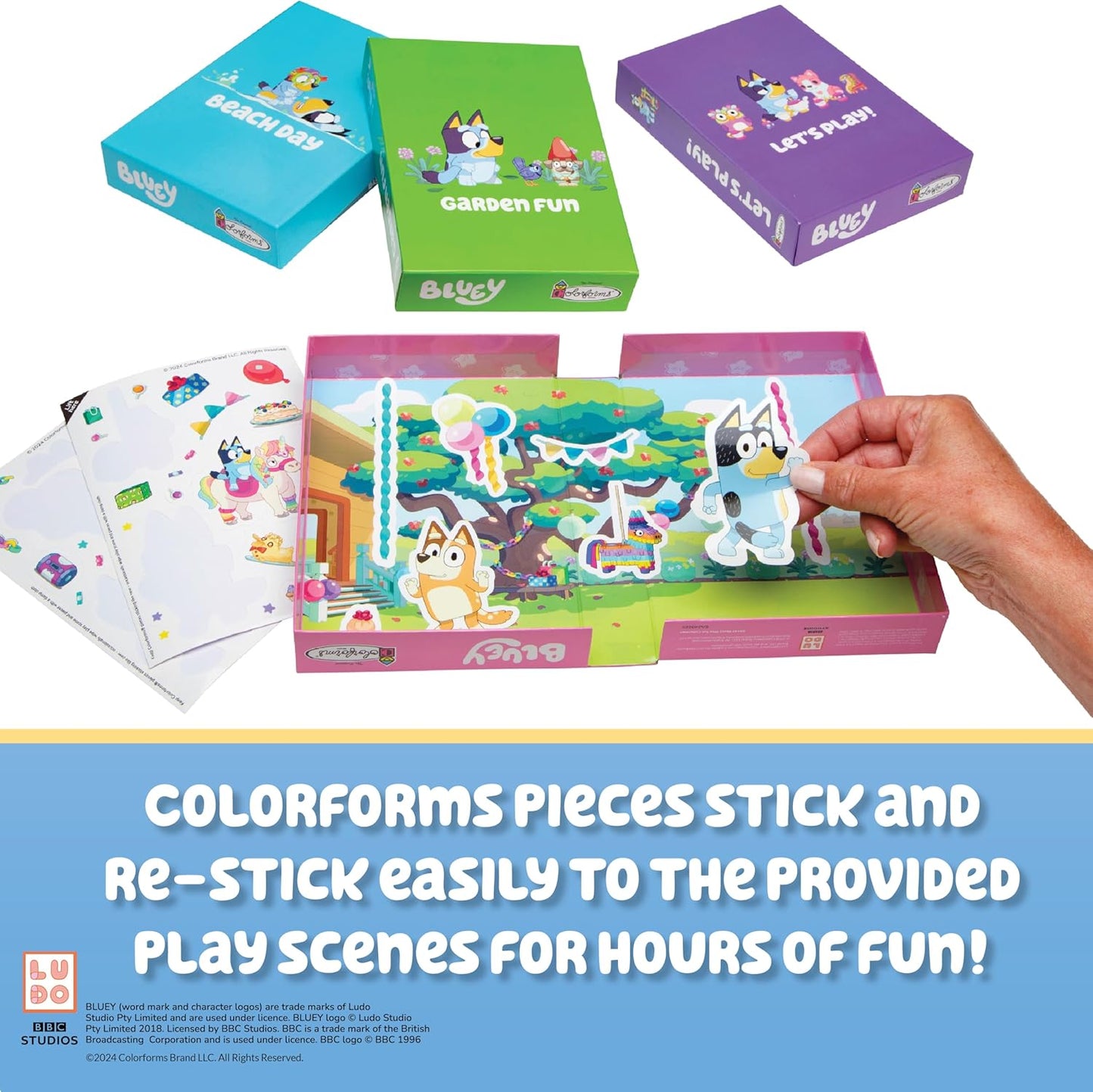 Colorforms Bluey Picture Party