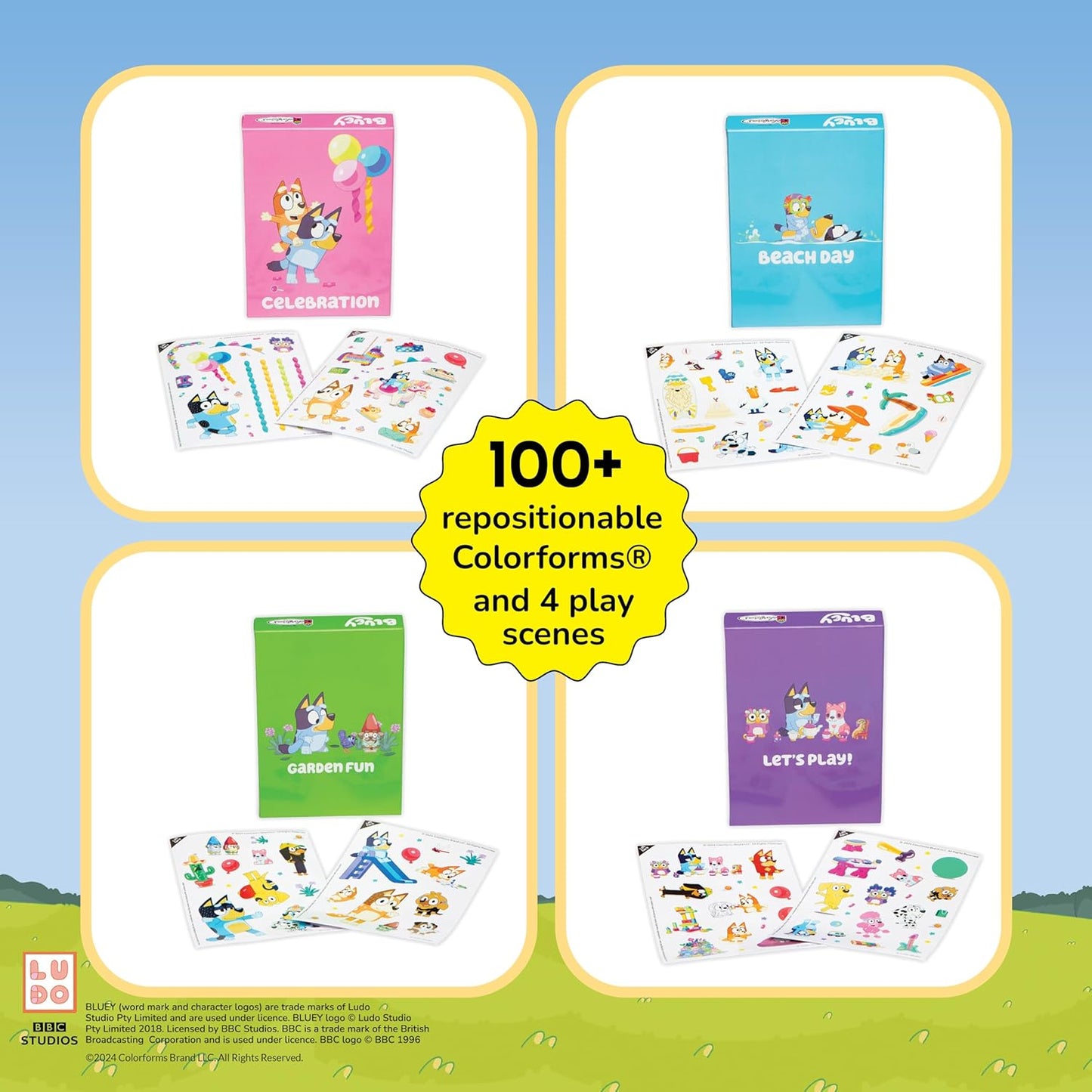 Colorforms Bluey Picture Party