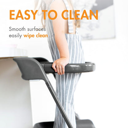 Pivot Toddler Tower Gray - Torre de Aprendizaje y silla de comer