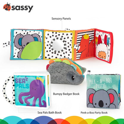Rookie Books Baby Box - Set de 4 Libros para Bebes - 0m+